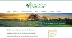 Desktop Screenshot of healingintopossibility.com